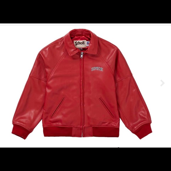 SupremeSchottMartinWong 8Ball LeatherVarsityJacket - Picture 2 of 4